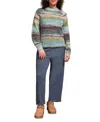 Tribal Women's Long Sleeve Sweater In Multi