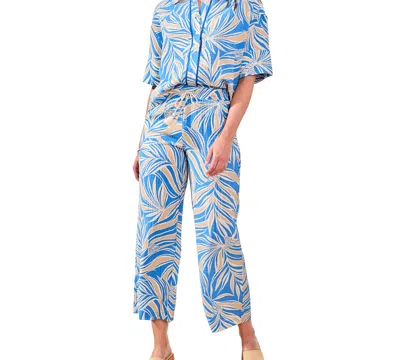 Tribal Women's Printed Ankle Pants In Blue