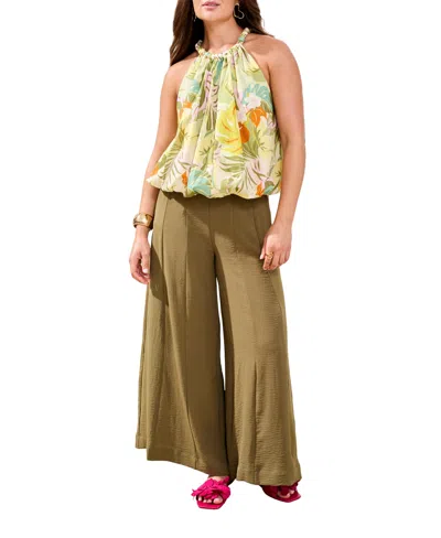 Tribal Women's Sleeveless Balloon Hem Top In Multi