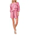Tribal Pull On Short In Pink In Pink