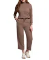 Tribal Two-tone Crinkle Flowy Pant In Fossil In Brown