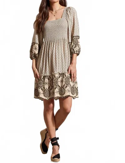 Tribal Wyola Wear Two Ways Printed Dress In French Oak In Multi
