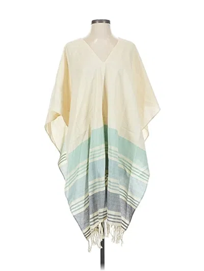 Pre-owned Tribe Alive Poncho In White