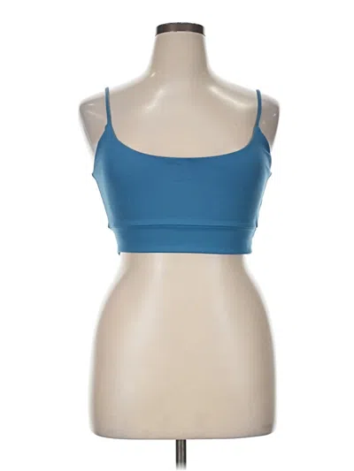 Pre-owned Tribe Kelley Sports Bra In Blue