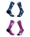 Tribe Socks Assorted 2-pack Sweet Dreams & Starry Skies Crew Socks In Assorted Pre-pack