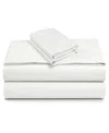 Tribeca Living 300-thread Count Cotton 4-pc. Extra Deep Pocket Sheet Set, Queen In White