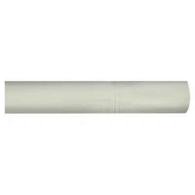 Tribeca Living 350 Thread Count Egyptian-quality Cotton Percale Sheet Set In Light Ivory
