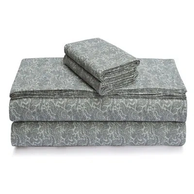 Tribeca Living 4 Piece 100% Cotton Guest Room Sheet Set Case Pack In Gray