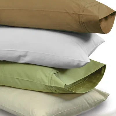 Tribeca Living 4 Piece 500 Thread Count 100% Cotton Sateen Extra Deep Pocket Sheet Set In Moss Green
