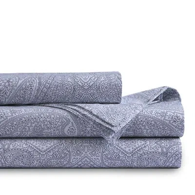 Tribeca Living 400 Thread Count Organic Cotton Extra Deep Pocket Sheet Set In Gigi Paisley