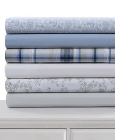 Tribeca Living Cotton Extra Deep Pocket Sheet Sets In Multicolor