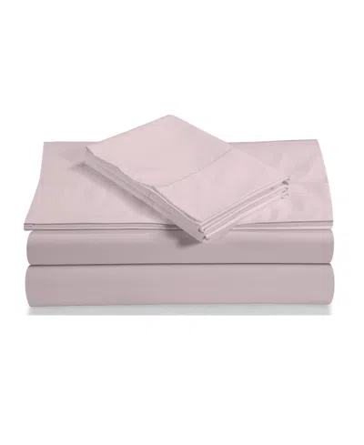 Tribeca Living Egyptian Cotton Sateen 800 Thread Count Extra Deep Pocket Cal King Sheet Set In Purple