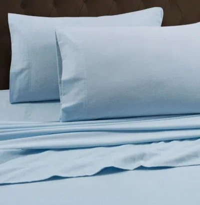 Tribeca Living Heavyweight Flannel Sheets In Dark Blue