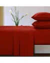 Tribeca Living Microfiber Extra Deep Pocket Sheet Set In Red