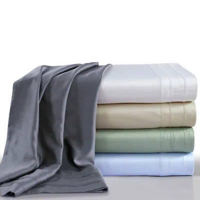 Tribeca Living Rayon From Bamboo 300 Thread Count Sateen Extra Deep Pocket Bed Sheet Set In White
