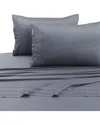 Tribeca Living Rayon From Bamboo 300tc Extra Deep Pocket Sheet Set In Grey