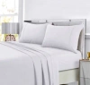 Tribeca Living Super Soft Solid Easy Care Extra Deep Pocket Sheet Sets In Grey