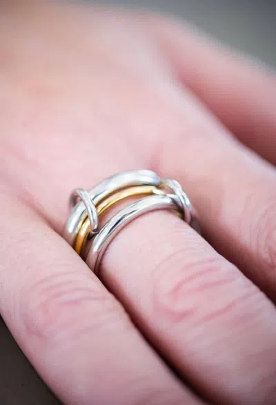 Tricia Ryan Women's Greece Two-tone Spinelli Ring In Silver/ Gold