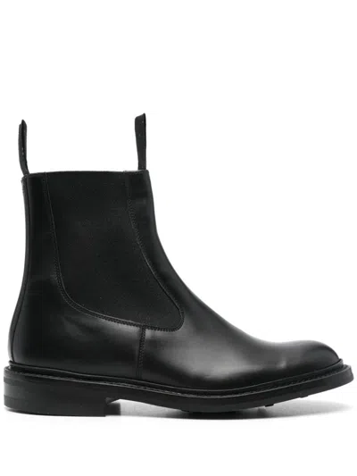 TRICKER'S STEPHEN BEATLES LOW DAINITE SOLE,762.53 095 BLACK CALF