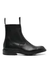 Tricker's Stephen Beatles Low Dainite Sole Shoes In Black
