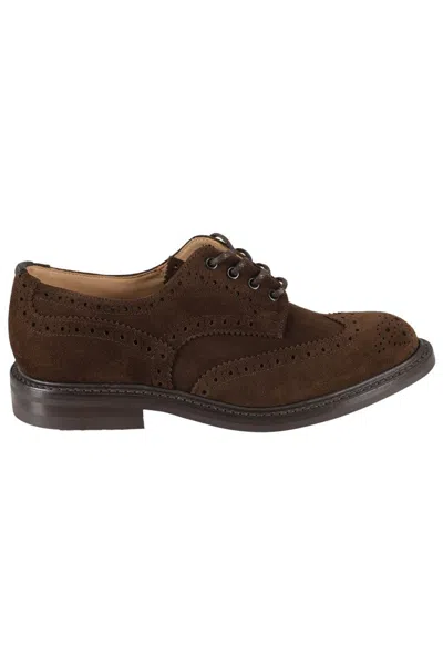 Tricker's Bourton Lace-up Derby Shoes With Perforated Detailing