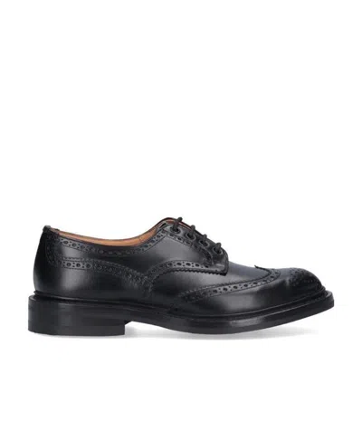Tricker's Bourton Letaher Brogues In Black