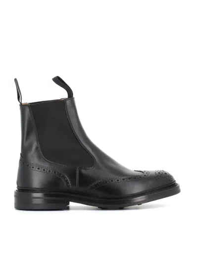 Tricker's Chelsea Henry In Black Calf