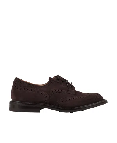 Tricker's Lace Up Casual Shoes In Black