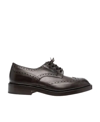 TRICKER'S LEATHER LACE UPS