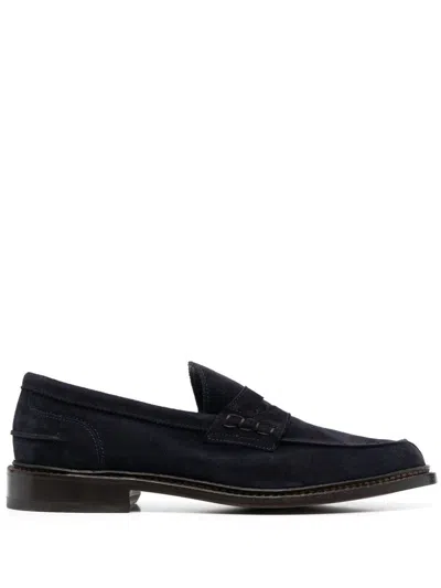 Tricker's Men's "adam" Loafers In Blue