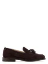Tricker's Loafers With Tassel Detail And Stacked Heel In Brown