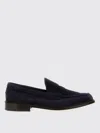 Tricker's Suede Loafers With Round Toe And Penny Strap