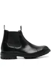 Tricker's Men's Stephen Beatles Low Commando Sole Boot In Black Calf