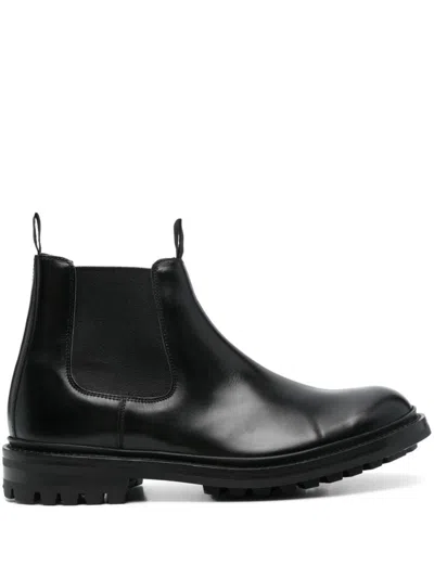 Tricker's Men's Stephen Beatles Low Commando Sole Boot In Black