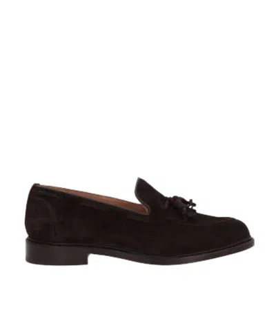 Tricker's Tassel-detail Loafers In Black
