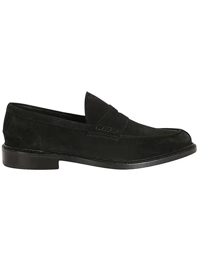 Tricker's Adam Loafer Shoes In Black