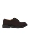 Tricker's Lace-up Shoes Featuring Brogue Detailing In Black