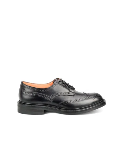 Tricker's Bourton Country Shoes In Black