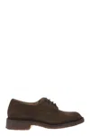 Tricker's Man Lace-up Shoes Chocolate Brown Size 10 Leather In Brown
