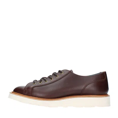 Tricker's Flat Shoes Brown In Marrone Marroni