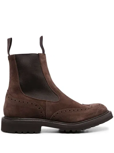 Tricker's Henry Ankle Boots In Brown