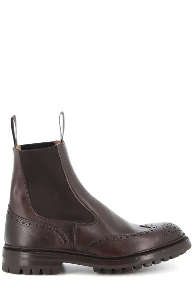 Tricker's Chelsea Boots In Dark Brown