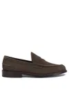 Tricker's Loafers With Round Toe And Penny Strap In Brown