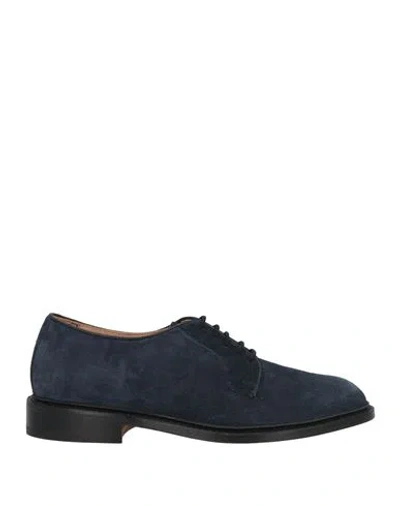 Tricker's Man Lace-up Shoes Navy Size 9 Leather