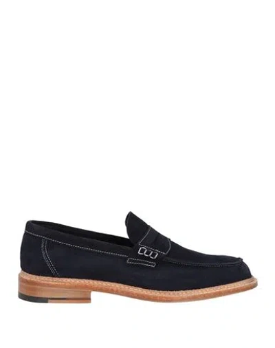Tricker's Man Loafers Midnight Blue Size 9 Leather