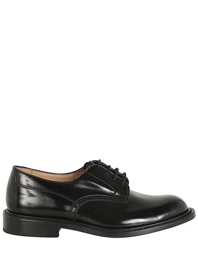 Tricker's Woodstock Lace Up Shoes In Black
