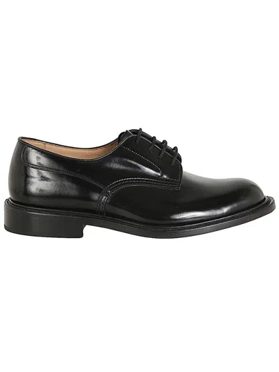 Tricker's Woodstock Lace Up Shoes In Black
