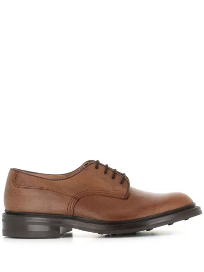 Tricker's Woodstock Derby Shoes In Brown