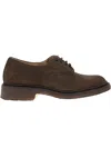 Tricker's Man Lace-up Shoes Chocolate Brown Size 10 Leather In Green