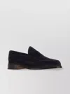 Tricker's Adam Loafers In Dark Suede In Black